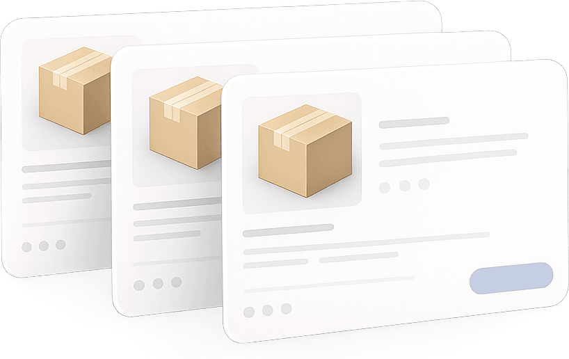 Marketplace listings illustration